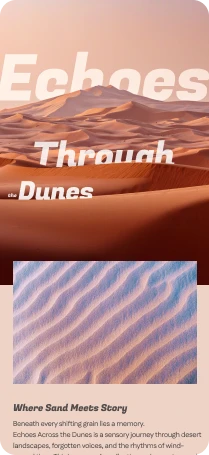 Dunes Mobile Graphic